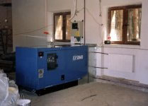 дизельный генератор SDMO TM20 в кожухе