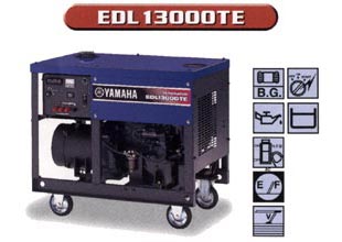 дизельные генераторы Yamaha резервного применения с двигателем 
    жидкостного охлаждения 3000 об/мин