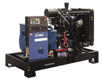 дизельные генераторы с двигателем жидкостного охлаждения 1500 об/мин 
        JohnDeere (США) - открытые на раме