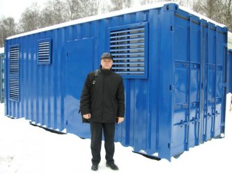 дизельная электростанция 500 кВт 
в контейнере