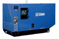 дизельные генераторы с двигателем жидкостного охлаждения 1500 и 3000 об/мин 
        Mitsubishi (Япония) - в специальном шумозащитном кожухе с низкошумным глушителем